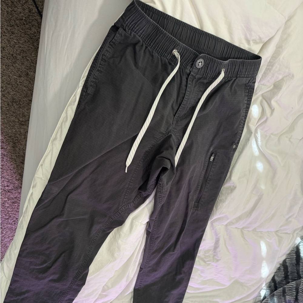 Women Vuori Rip Stop pants size small charcoal